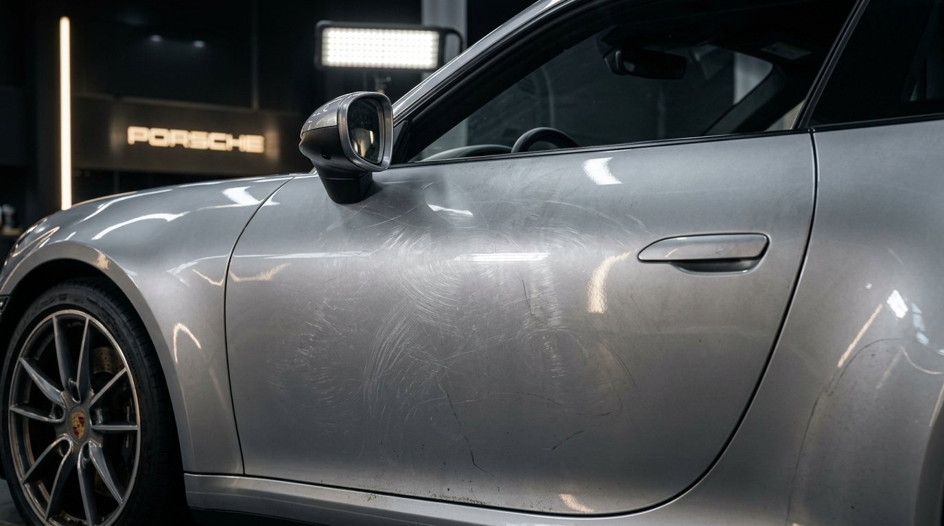 Porsche 911 Carrera Before PPF Treatment